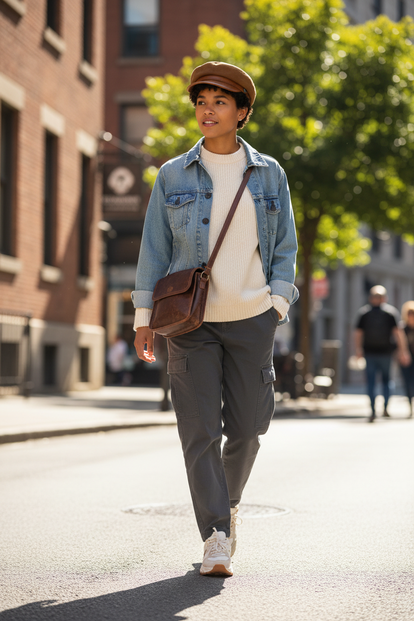 Jackson Genuine Leather Peaked Cap