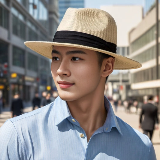 TheCapSpot - Modern Straw Top Hat