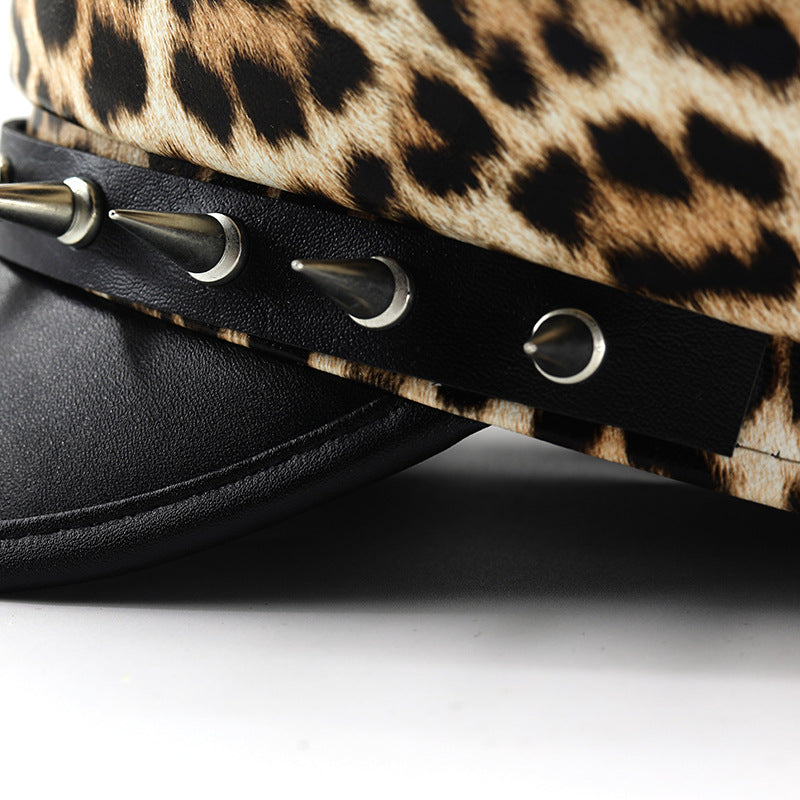 TheCapSpot - Leopard Print Punk Rock Hat