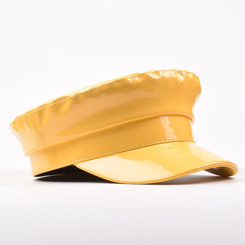 The CapSpot -  Leather  Navy Hat