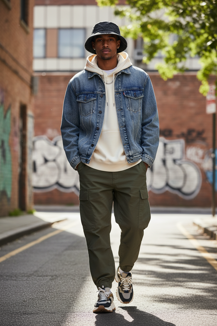 Clemens Cotton Bucket Hat with UV Protection & Ventilation