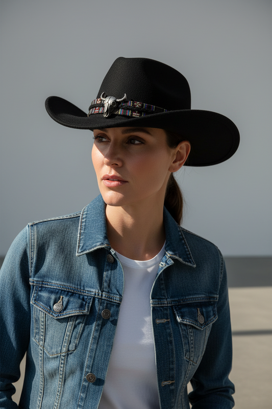 Glover Unisex Polyester Cowboy Hat – Medium Bell Crown