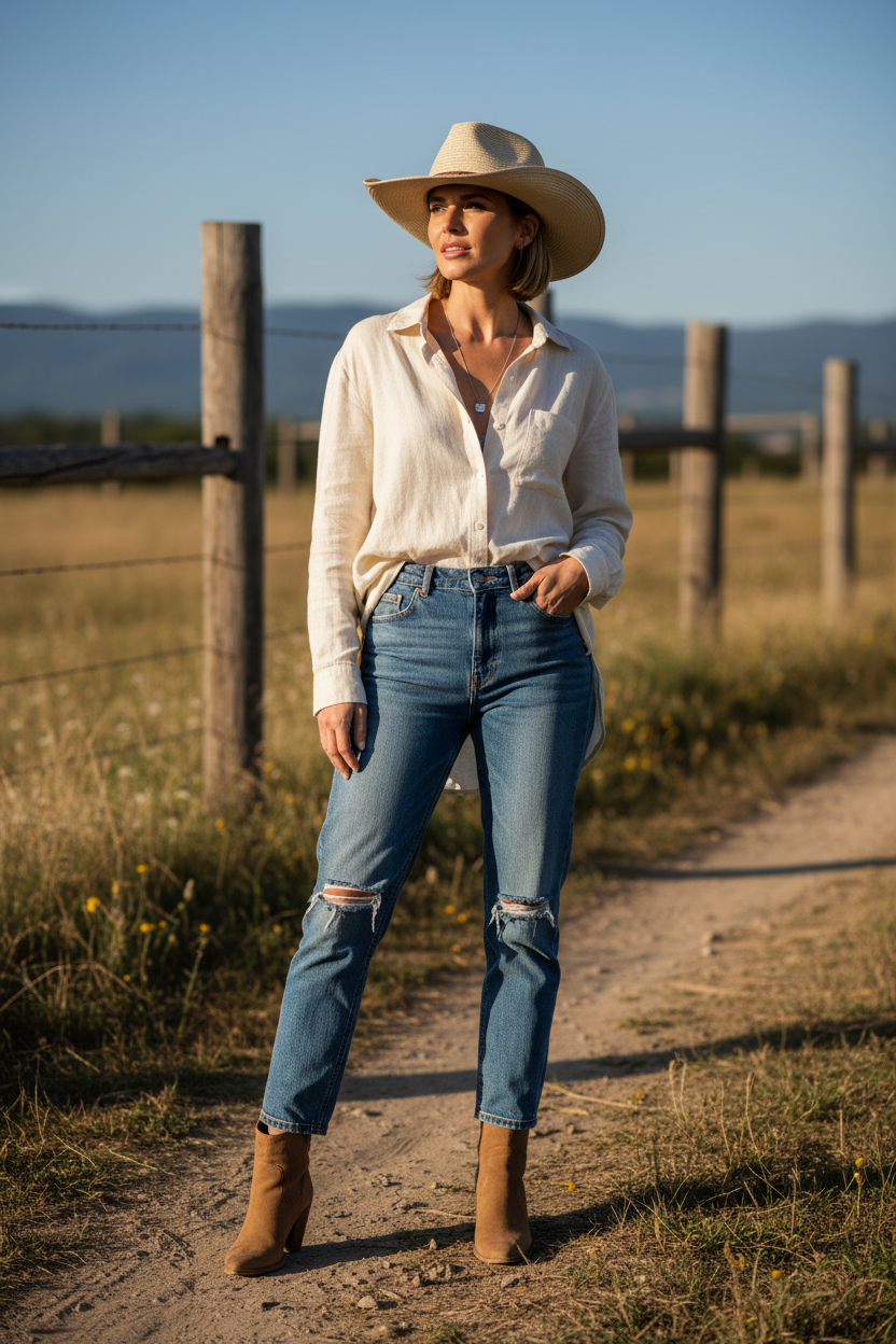 Wesley Tall-Crown Papyrus Summer Sun Hat