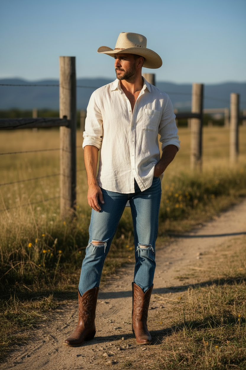 Wesley Tall-Crown Papyrus Summer Sun Hat