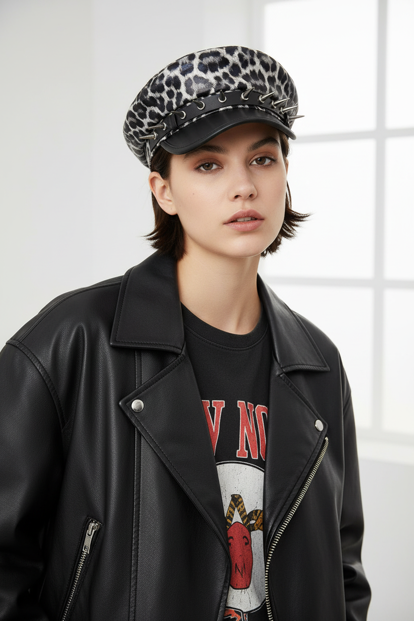 TheCapSpot - Carson Leopard Print Hat