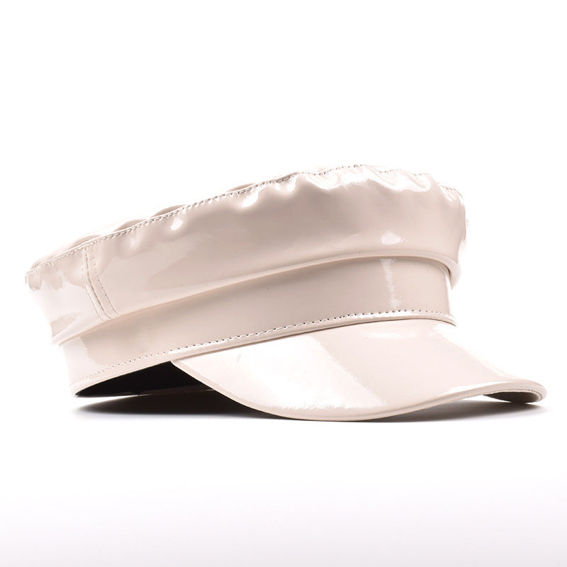 The CapSpot -  Leather  Navy Hat