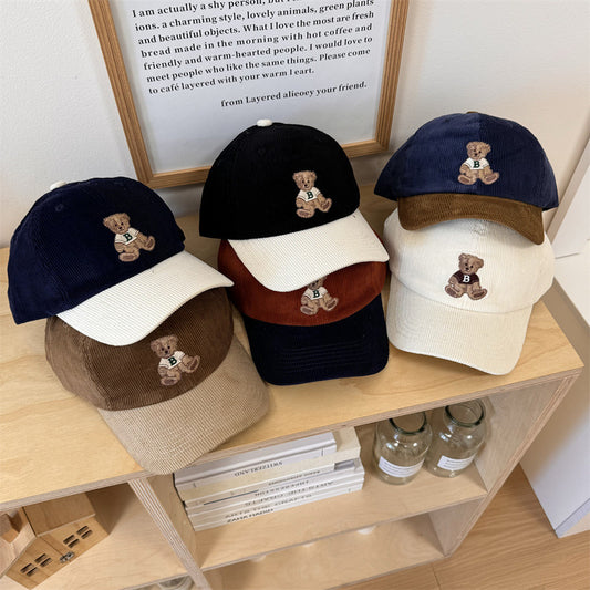 TheCapSpot - Bear Corduroy Cap