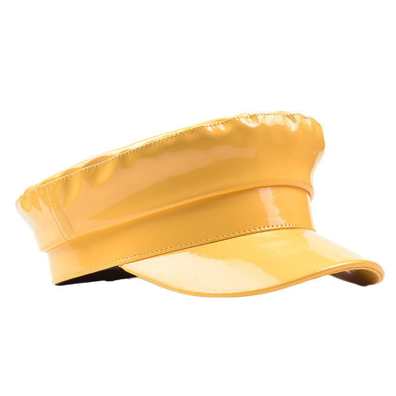The CapSpot -  Leather  Navy Hat