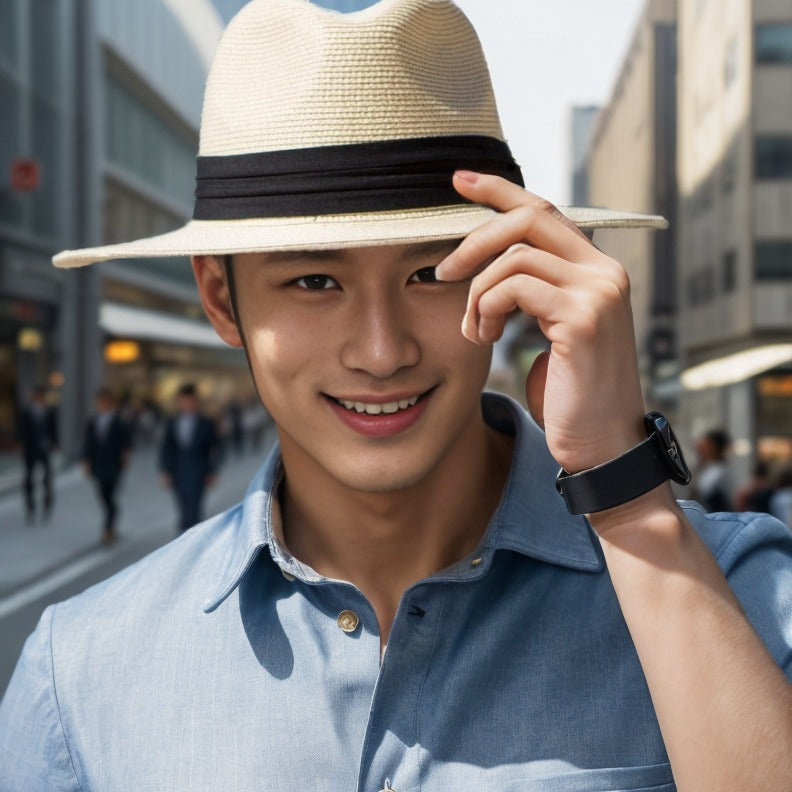TheCapSpot - Modern Straw Top Hat