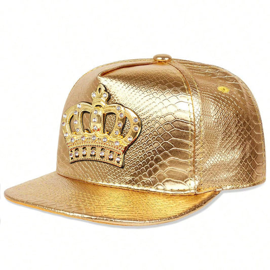 TheCapSpot - Leather Crown Cap