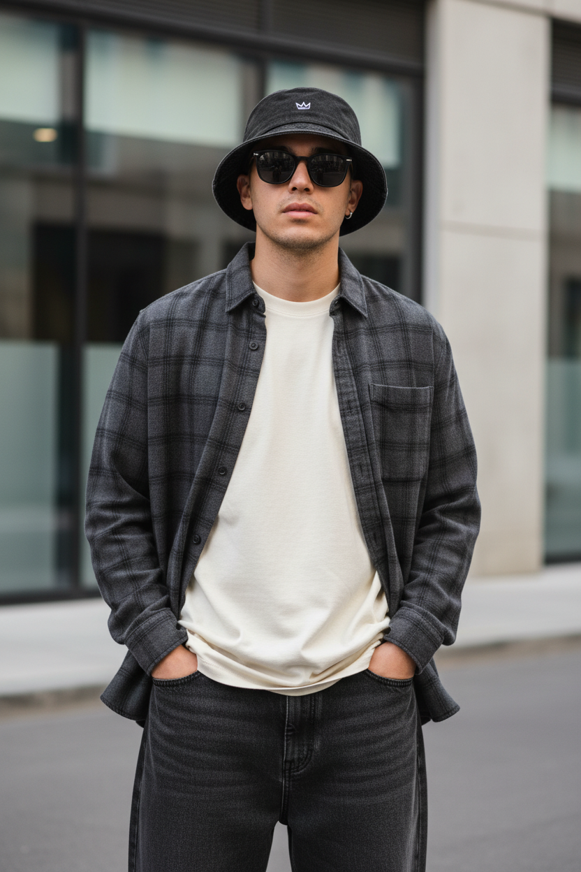 Crown Bucket Hat – Flat Top Sun Protection