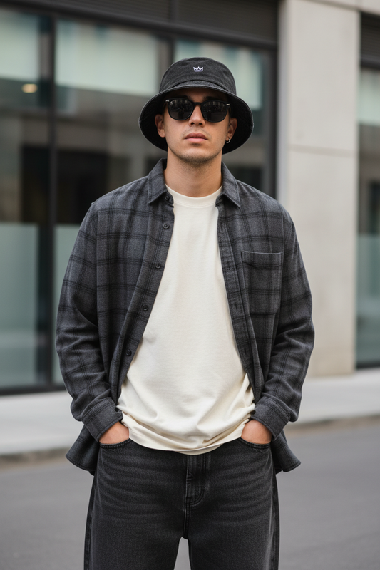 Crown Bucket Hat – Flat Top Sun Protection