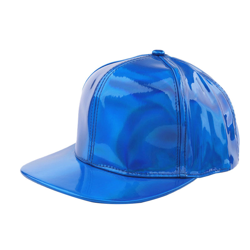 TheCapSpot - Reflective Brim Leather Cap