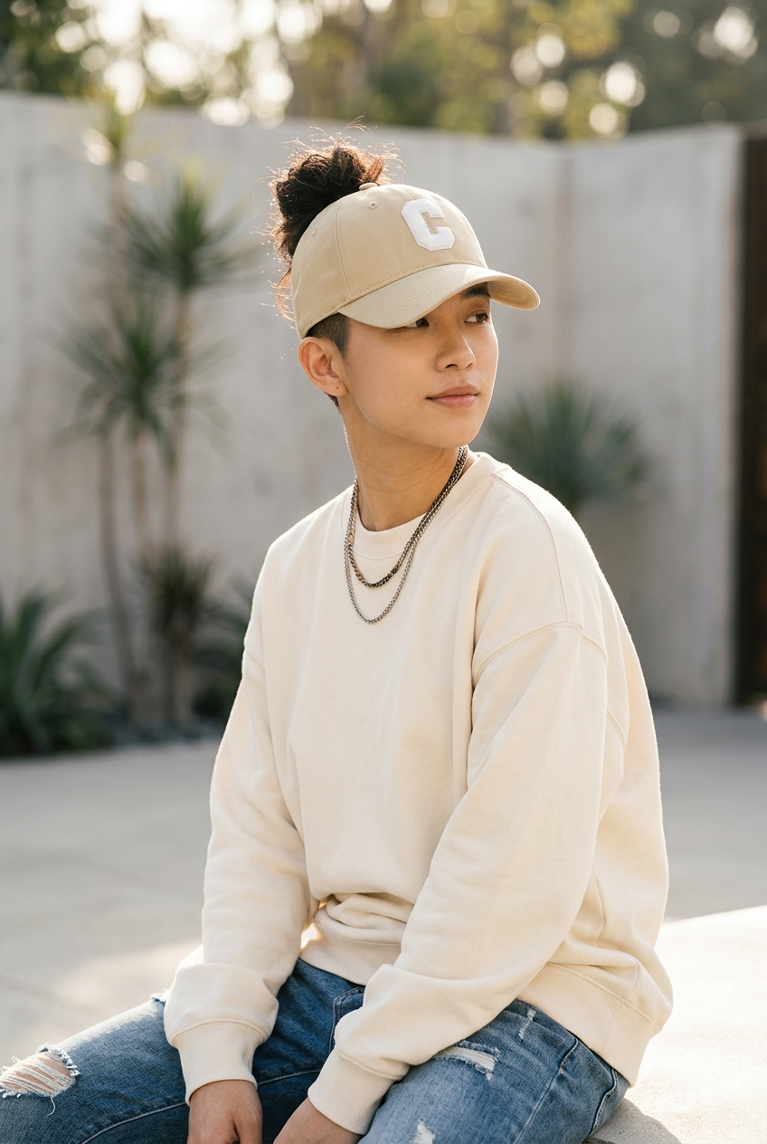 Temple 65cm Big Head Circumference Baseball Cap Female Face Little Wild