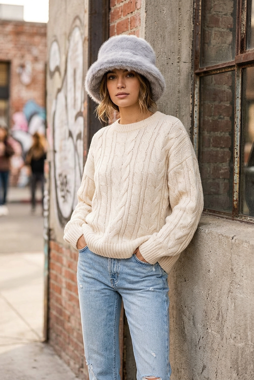 Jennings Faux Fur Winter Bucket Hat