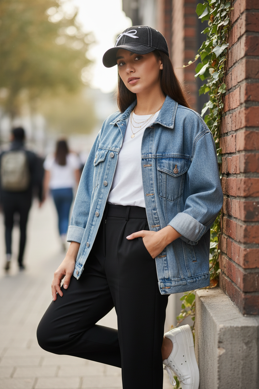 Bowknot Baseball Cap – Adjustable Polyester