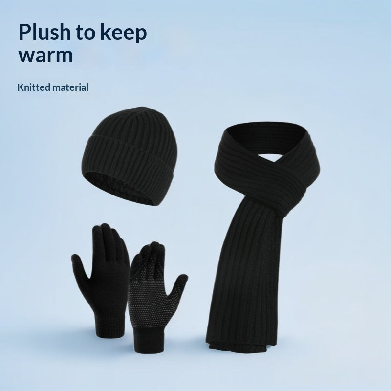 Tamar Unisex Acrylic Winter Hat, Scarf & Gloves Set