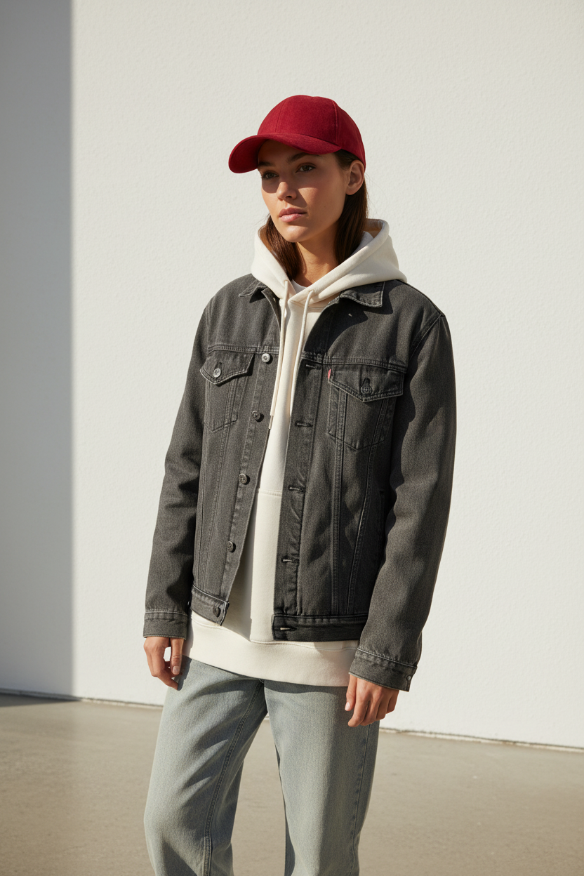 Manning Suede Leather Baseball Cap – Adjustable Unisex