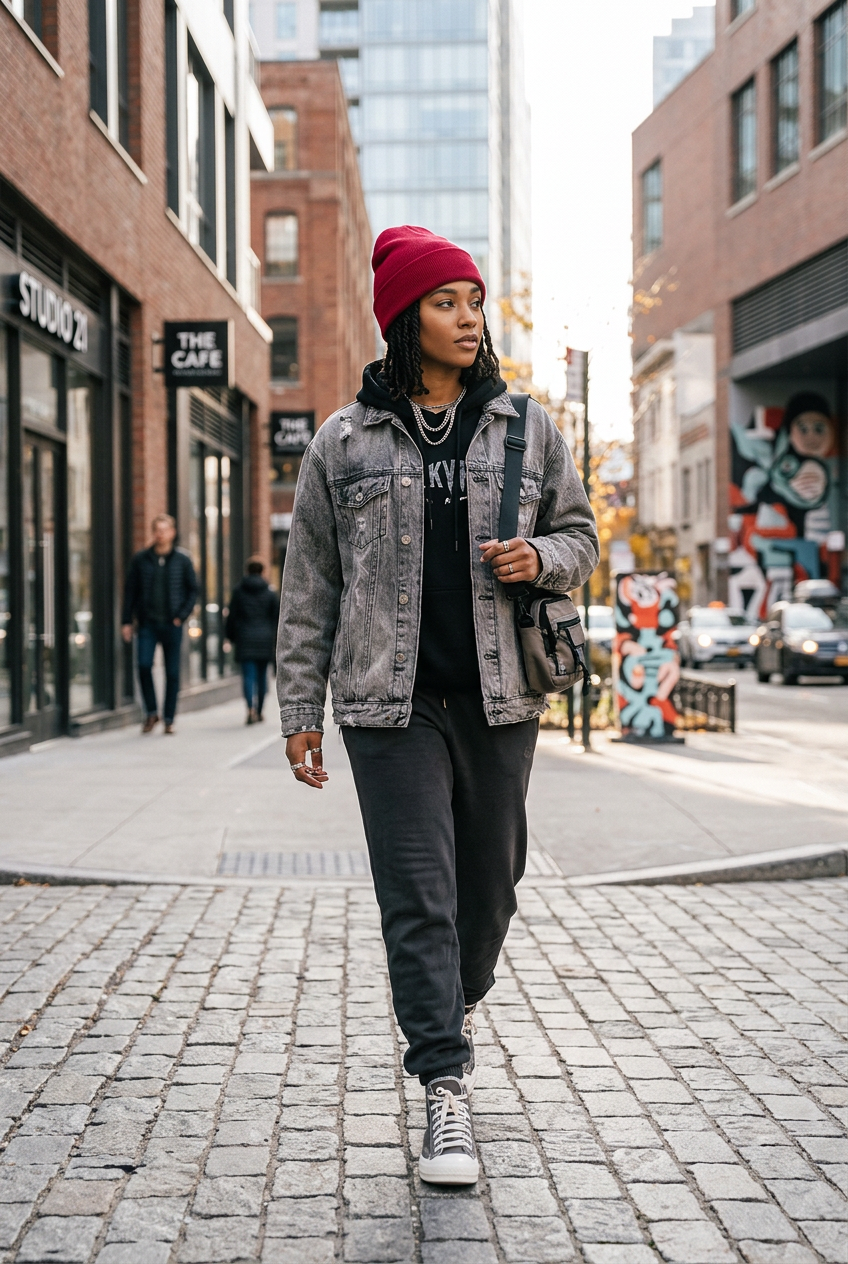 Amerie Solid Color Double-Sided Beanie Hat