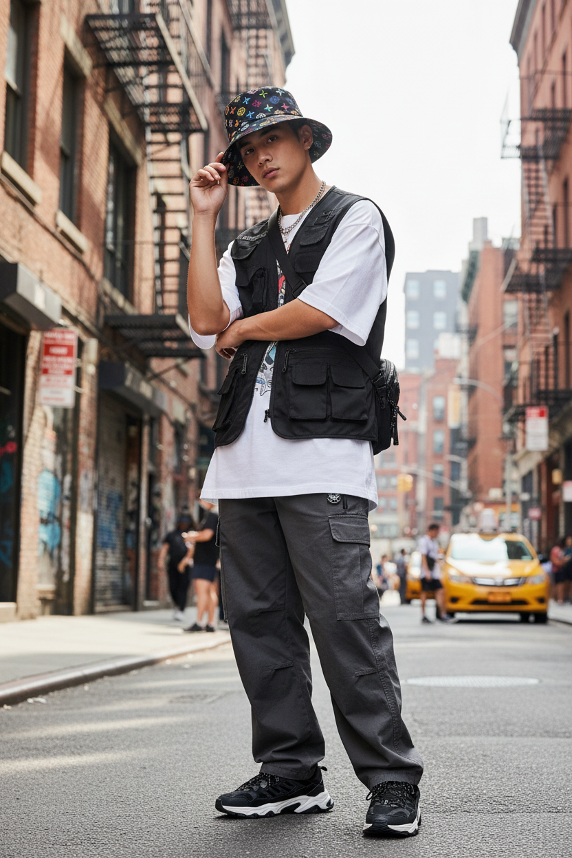 Moon Premium Cotton Logo Bucket Hat – Adjustable Wide Brim