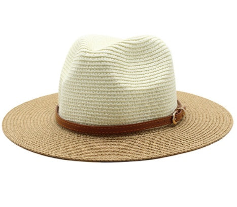 TheCapSpot - Two-Tone Straw Hat