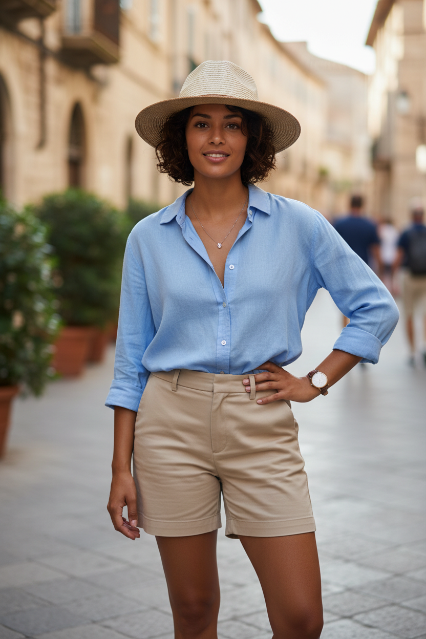 TheCapSpot - Favre Two Tone Straw Hat