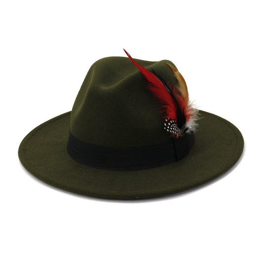 TheCapSpot- Premium Feather Top Hat