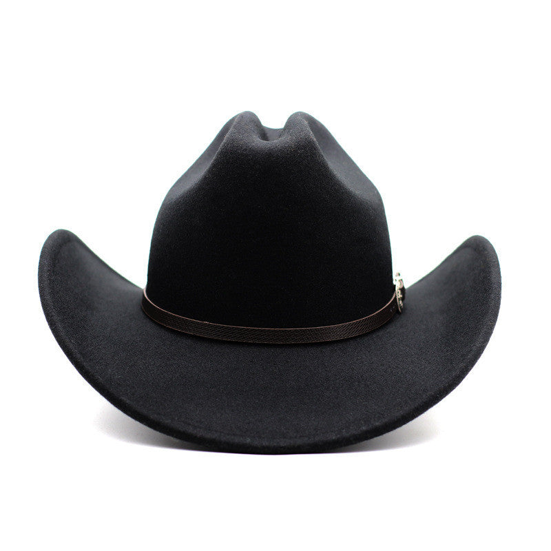 Men's And Women's Cool Punk Style Big Brim Hat