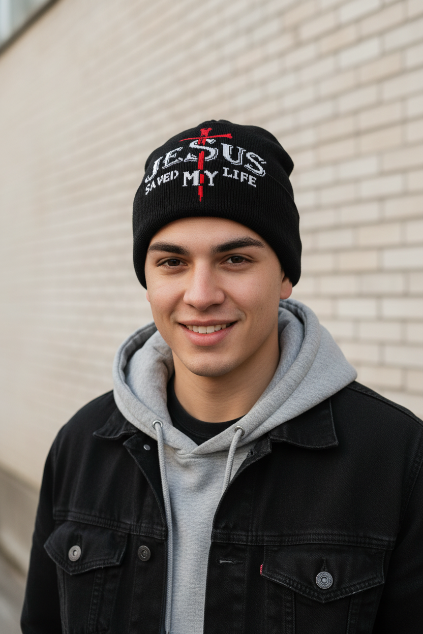 Jacquard Simply Blessed Cotton Baseball Cap, Adjustable