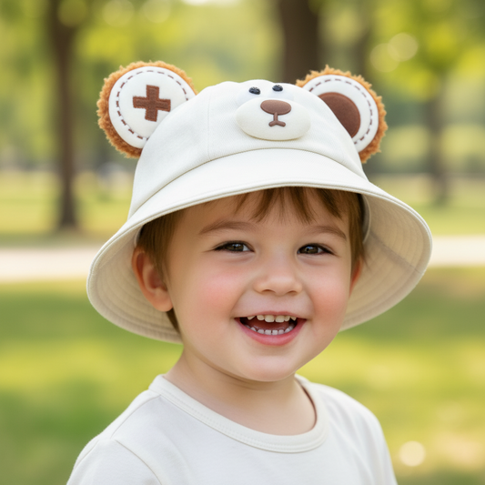 Spring And Summer Cute New Cartoon Frog Fisherman Hat