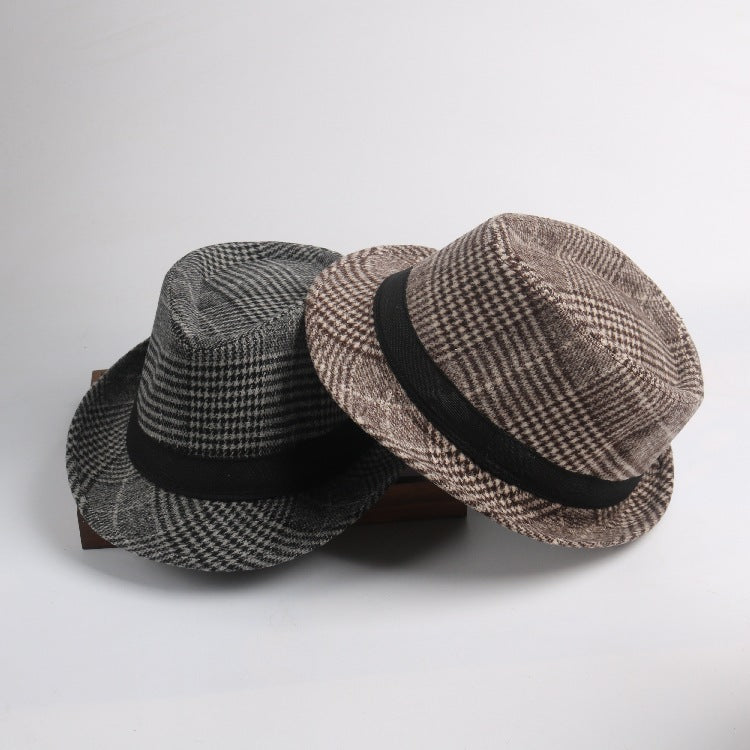 TheCapSpot - Houndstooth Woolen Hat