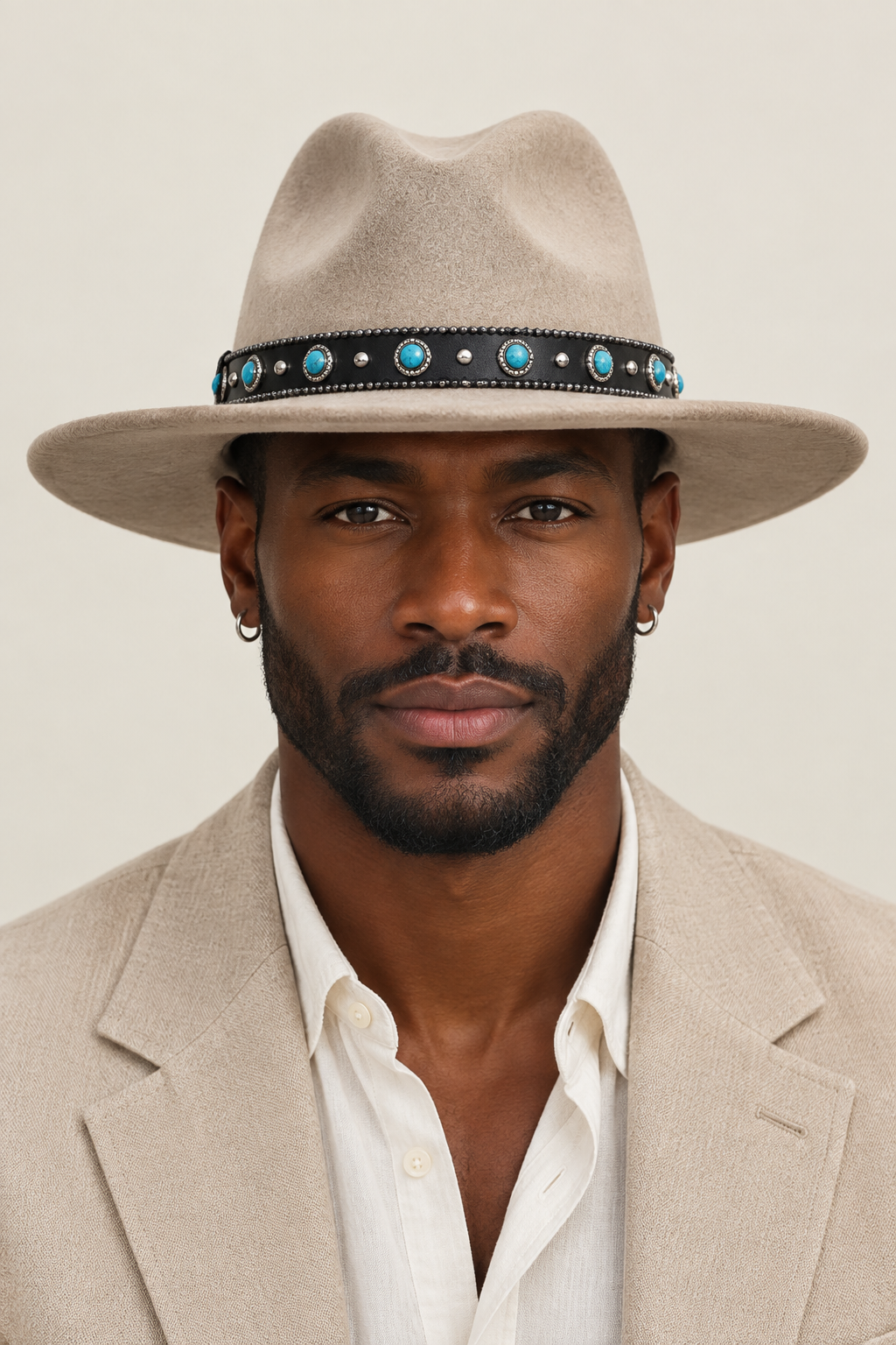 Dennison Wool Fedora Hat with Belt