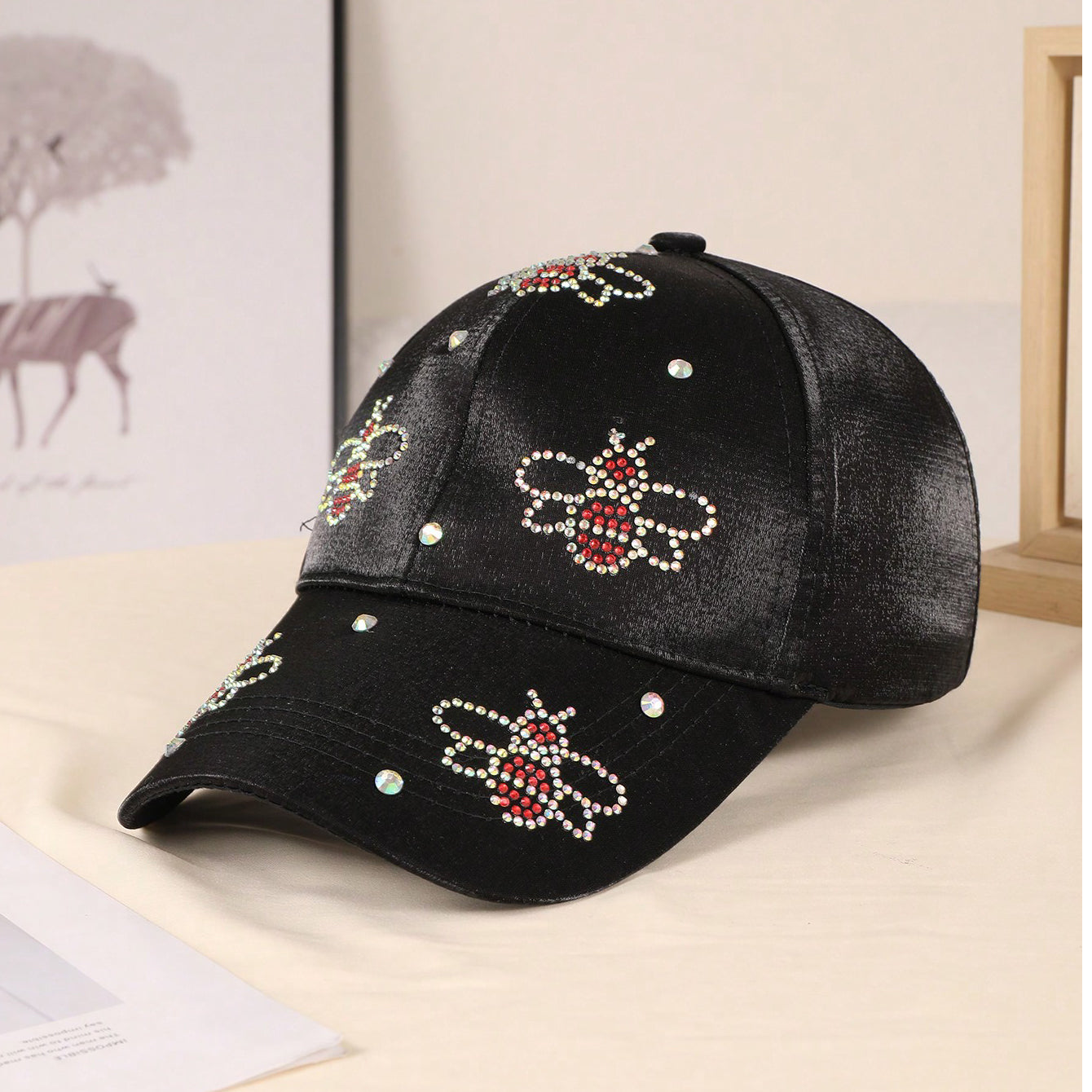 TheCapSpot - Caroline Velvet Soft Baseball Cap