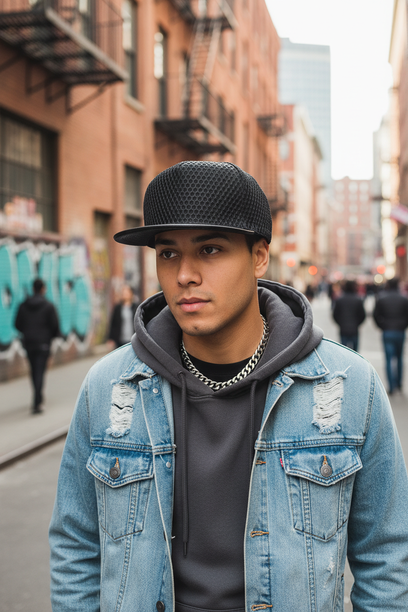 Solomon Acrylic Baseball Cap – Adjustable Hip Hop Dome