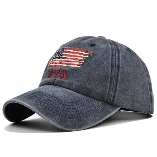 American Flag Cotton Baseball Cap