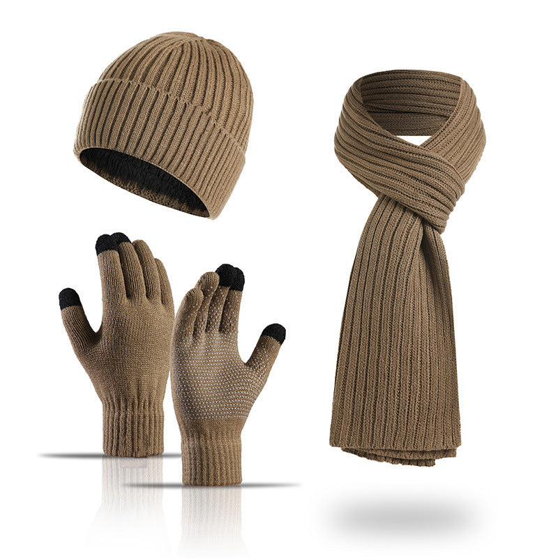 Tamar Unisex Acrylic Winter Hat, Scarf & Gloves Set