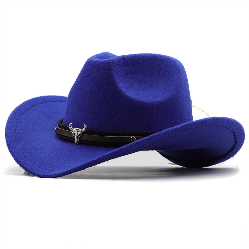 TheCapSpot -Metal Bull Head Fedora Hat