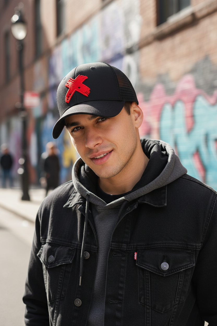 Xavier Mesh Baseball Cap – Breathable Cotton, Adjustable