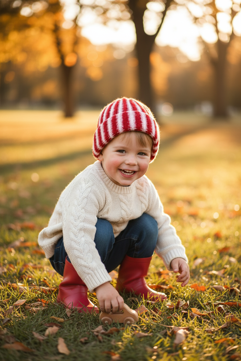 Terrance Kids Tie-Dye Knit Beanie – Warm Winter Hat