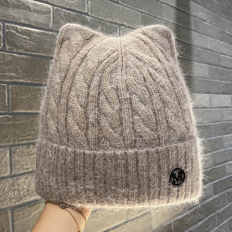 TheCapSpot - Cat-Ear Wool Stocking Cap
