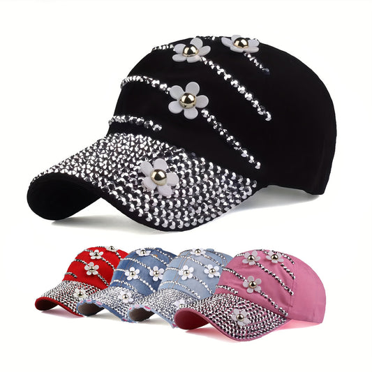 TheCapSpot - Flower Graphic Hat