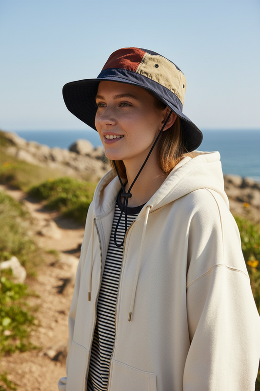 Barnes Unisex Adjustable Bucket Hat with UV Protection