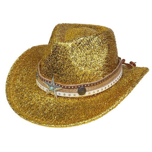 TheCapSpot - Western Denim Fedora Hat Felt