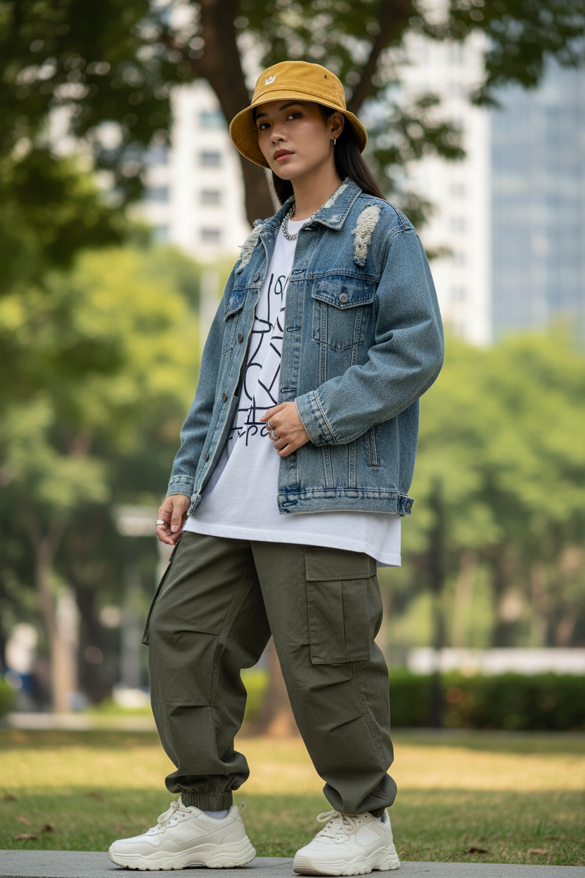 Crown Bucket Hat – Flat Top Sun Protection