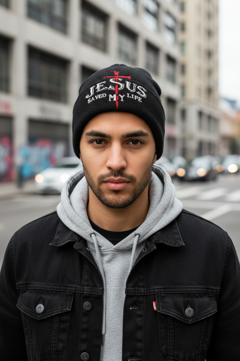 Jacquard Simply Blessed Cotton Baseball Cap, Adjustable