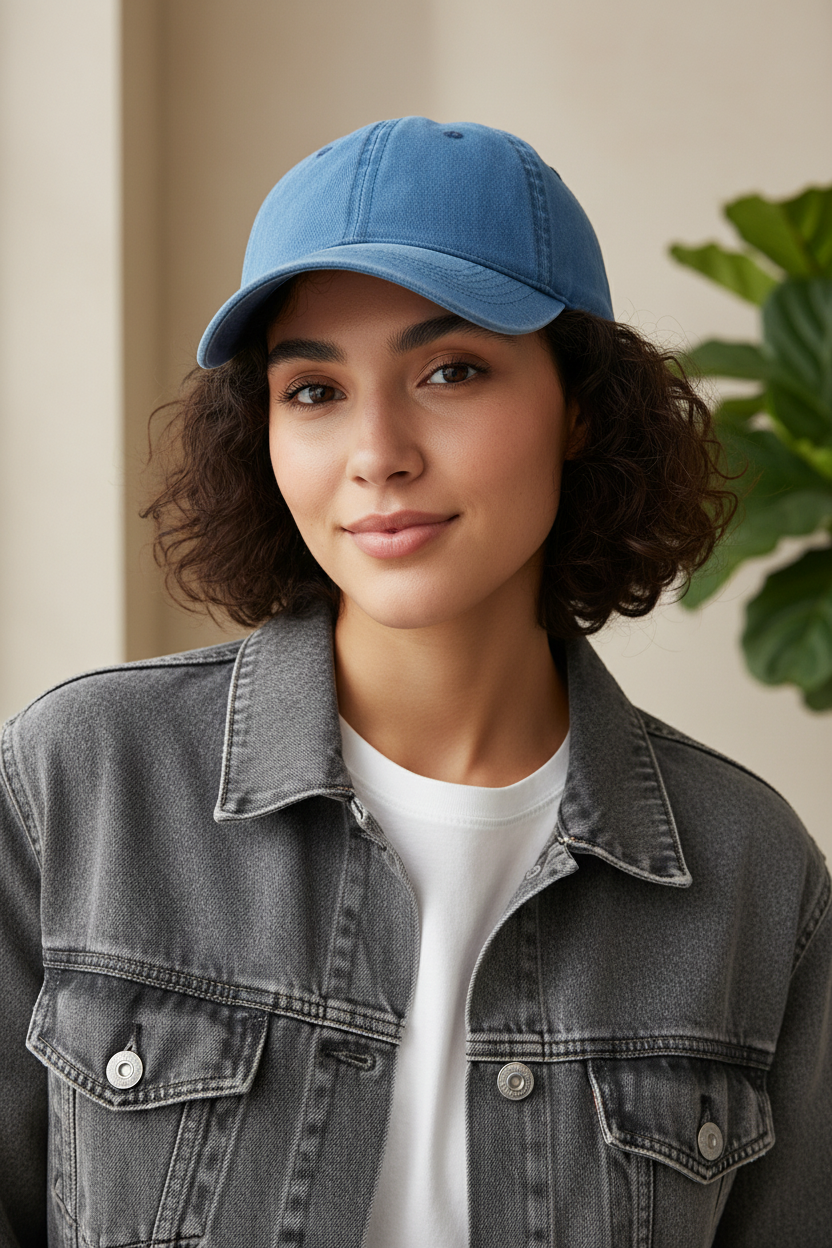 Brooks Faded Cotton Baseball Cap – Solid Color, Unisex