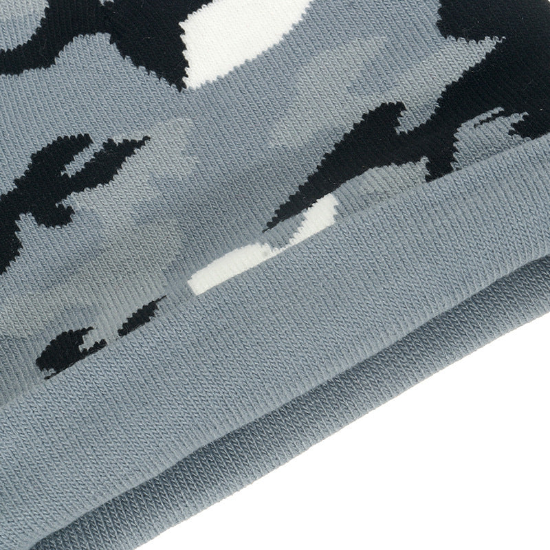Dober Camouflage Jacquard Acrylic Beanie for Men