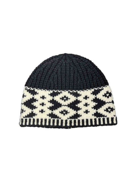 Diamond Color Matching Winter Warm Handmade Knitted Hat Children