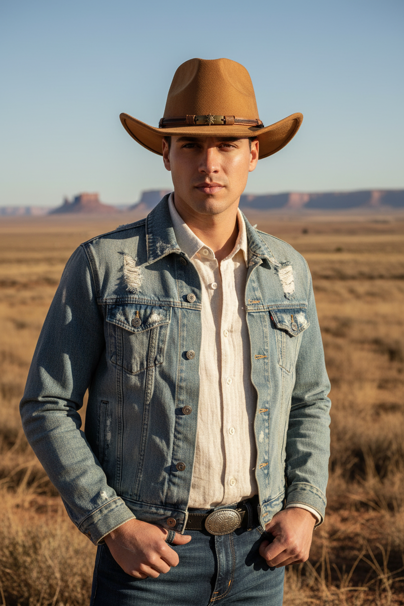 Carlsbad Suede Western Cowboy Hat with Bell Crown