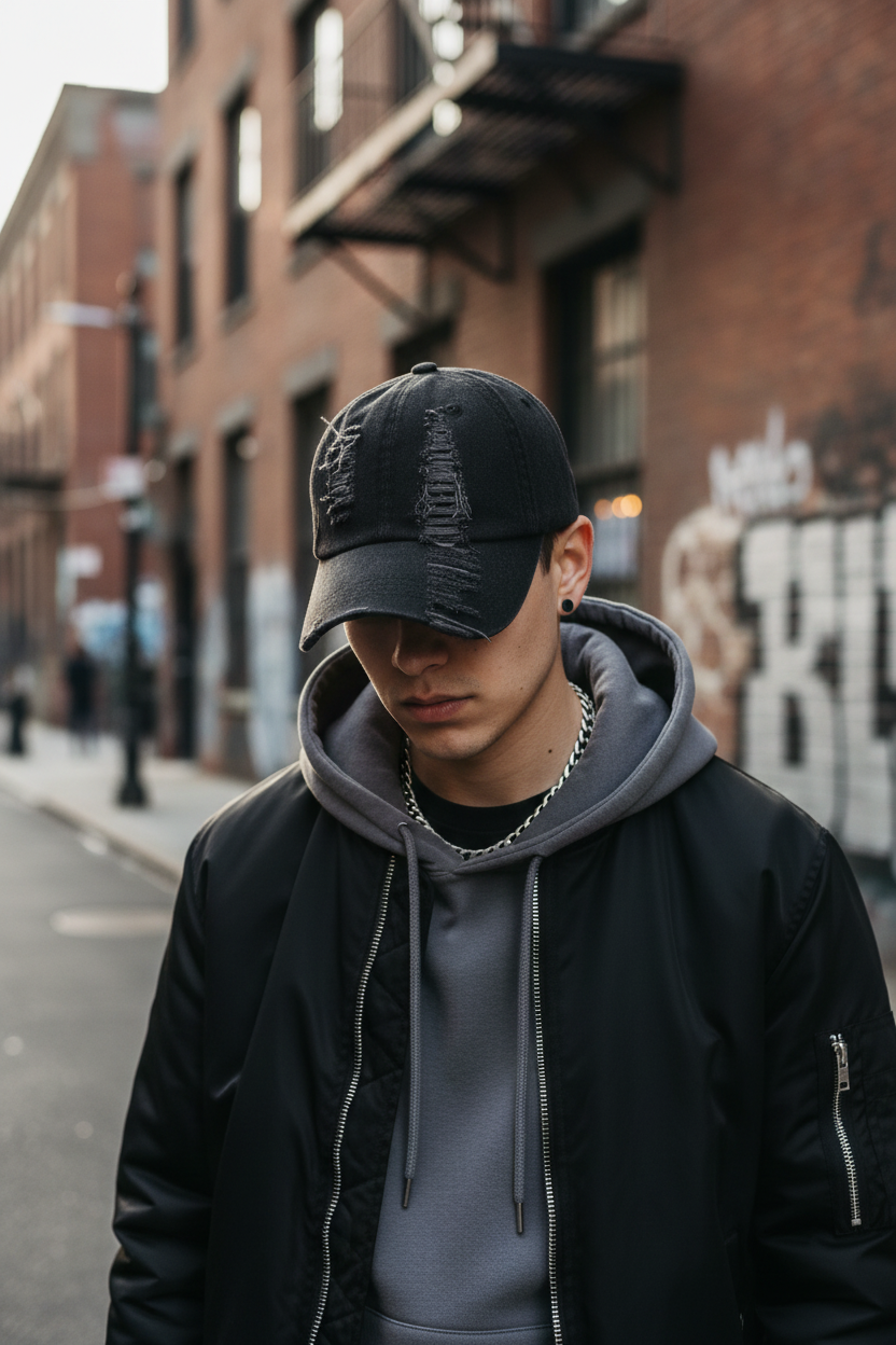Harrison Unisex Adjustable Denim Baseball Hat